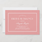 英語バラユニオンジャック誕生日 招待状 (正面)