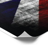 英語フラグ文字の追加装飾用クッション ポスター (角)