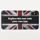 英語フラグ文字の追加装飾用クッション Case-Mate iPhoneケース (裏面(横))