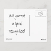 英語フレンドリーのブルドッグポストカードをアラーム ポストカード (裏面)