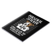 英語ブルドッグ犬の恋人の個人的なストーカー英語 ノートブック (左側)