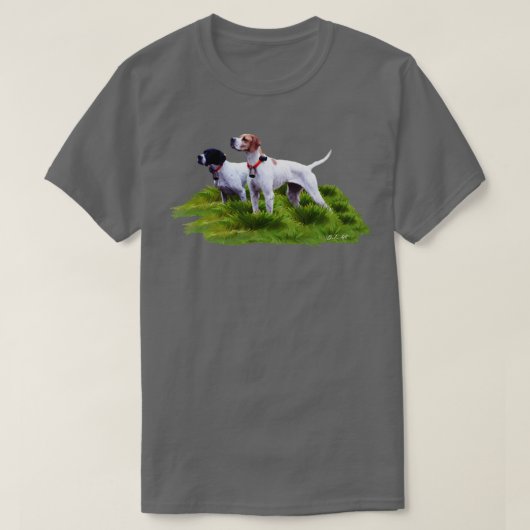 英語ポインタ2 Tシャツ (デザイン正面)