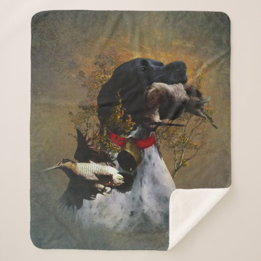 英語ポインタ シェルパブランケット (正面)