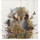 英語ポインタ シャワーカーテン (正面)