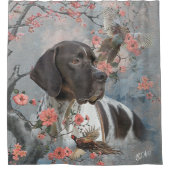 英語ポインタ シャワーカーテン (正面)