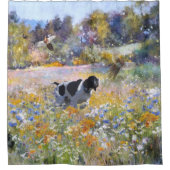 英語ポインタ シャワーカーテン (正面)