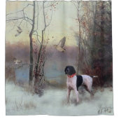 英語ポインタ シャワーカーテン (正面)