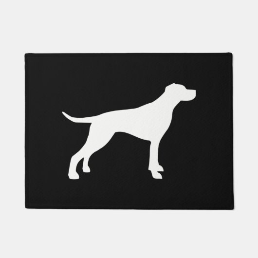 英語ポインタ ドアマット (正面)