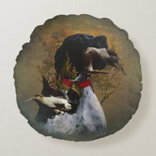 英語ポインタ ラウンドクッション (正面)