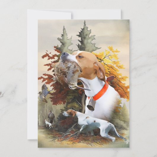 英語ポインタ 招待状 (正面)