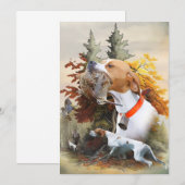 英語ポインタ 招待状 (正面/裏面)