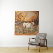 英語ポインタ，秋 タペストリー (インサイチュ)