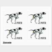 英語ポインタ 長方形シール (シート)