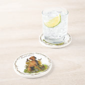 英語ポインタ、鳥狩り コースター (側面)