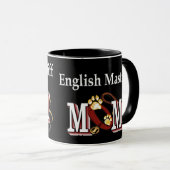 英語マスティフのお母さんプレゼント マグカップ (正面右)