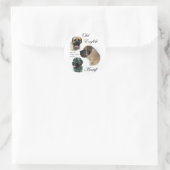 英語マスティフのアートギフト ラウンドシール (バッグ)