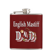 英語マスティフパパギフト フラスク (正面)