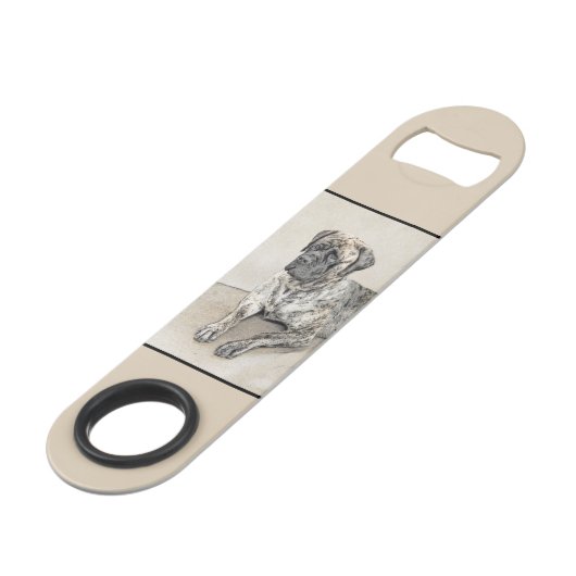 英語マスティフ(ブリンドル) 絵画ズ – Dog Art スピード栓抜き (裏面アングル)