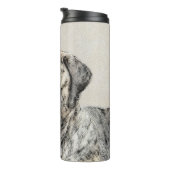 英語マスティフ（ブリンドル） 絵画ズ – Dog Art タンブラー (回転右)