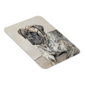 英語マスティフ(ブリンドル) 絵画ズ – Dog Art マグネット (右側)