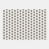 英語マスティフ（ブリンドル） 絵画ズ – Dog Art ラッピングペーパーシート (正面2)