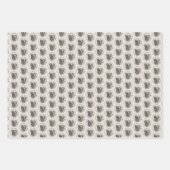 英語マスティフ（ブリンドル） 絵画ズ – Dog Art ラッピングペーパーシート (正面)