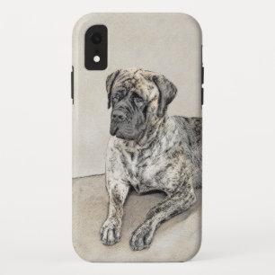 英語マスティフ(ブリンドル) 絵画ズ – Dog Art iPhone XRケース
