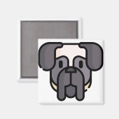 英語マスティフ マグネット (正面/裏面)