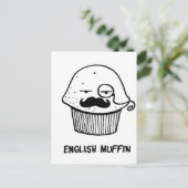 英語マフィン.png ポストカード (スタンド正面)