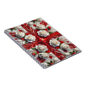 英語付きノートブックバラデザイン ノートブック (右側)