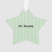 英語先生ありがとうApple オーナメント (裏面)