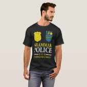 英語先生ジョーク文法警察のサービスとC Tシャツ (正面フル)