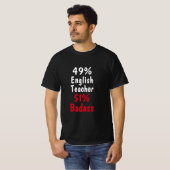英語先生バダス Tシャツ (正面フル)
