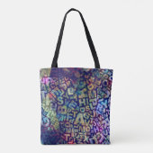 英語先生ライターアルファベットレタートートバッグ トートバッグ (裏面)