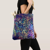 英語先生ライターアルファベットレタートートバッグ トートバッグ (クローズアップ)