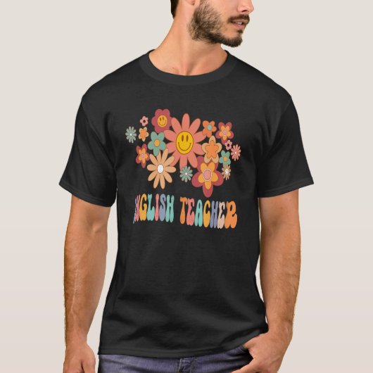 英語先生レインボー新学期鑑賞 Tシャツ (正面)