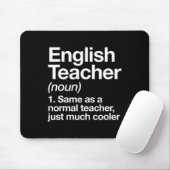 英語先生定義おもしろい新学期Firs マウスパッド (マウス)
