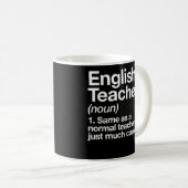 英語先生定義学校の初日 コーヒーマグカップ (正面右)