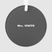 英語先生感謝の日素晴らし, オーナメント (裏面)