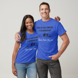 英語先生教授グラマリアおもしろいジョーク Tシャツ