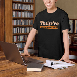 英語先生文法警察 Tシャツ