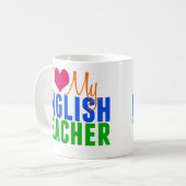 英語先生 コーヒーマグカップ (正面左)