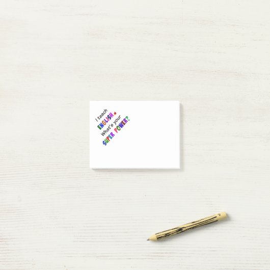 英語先生 ポストイット (デスク上)