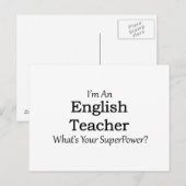 英語先生 ポストカード (正面/裏面)