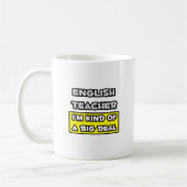 英語先生..私は大したことがある コーヒーマグカップ (左)