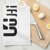 英語先生☆ Khmer Language Script ☆ キッチンタオル (四つ折り)