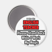 英語先生...Work My魔法 マグネット (正面/裏面)