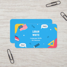 英語先生ESLインストラクター 名刺