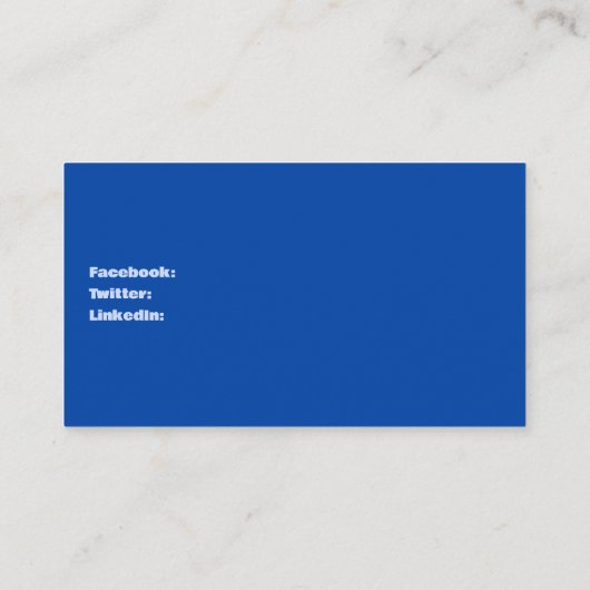 英語先生ESL 名刺 (裏面)