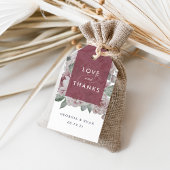 英語庭園の結婚式お願い ギフトタグ